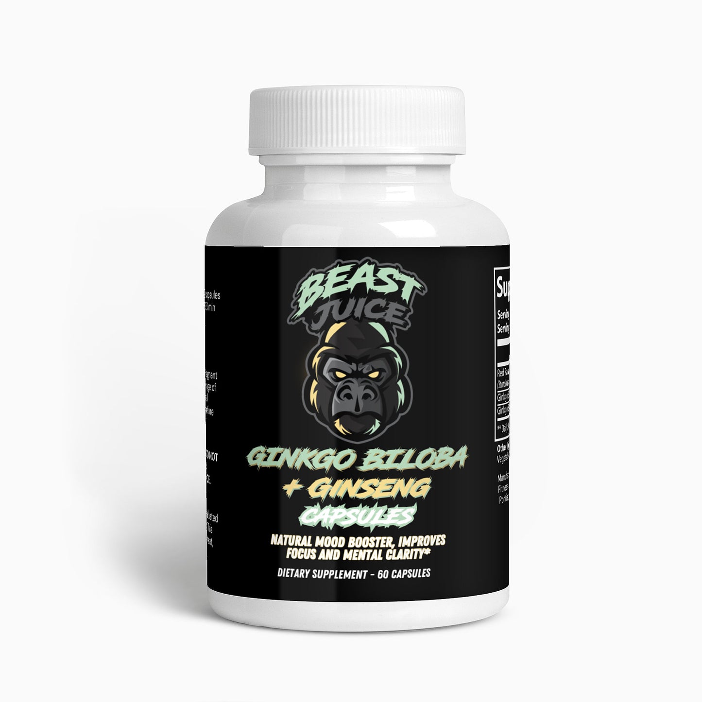 Ginkgo Biloba + Ginseng Capsules