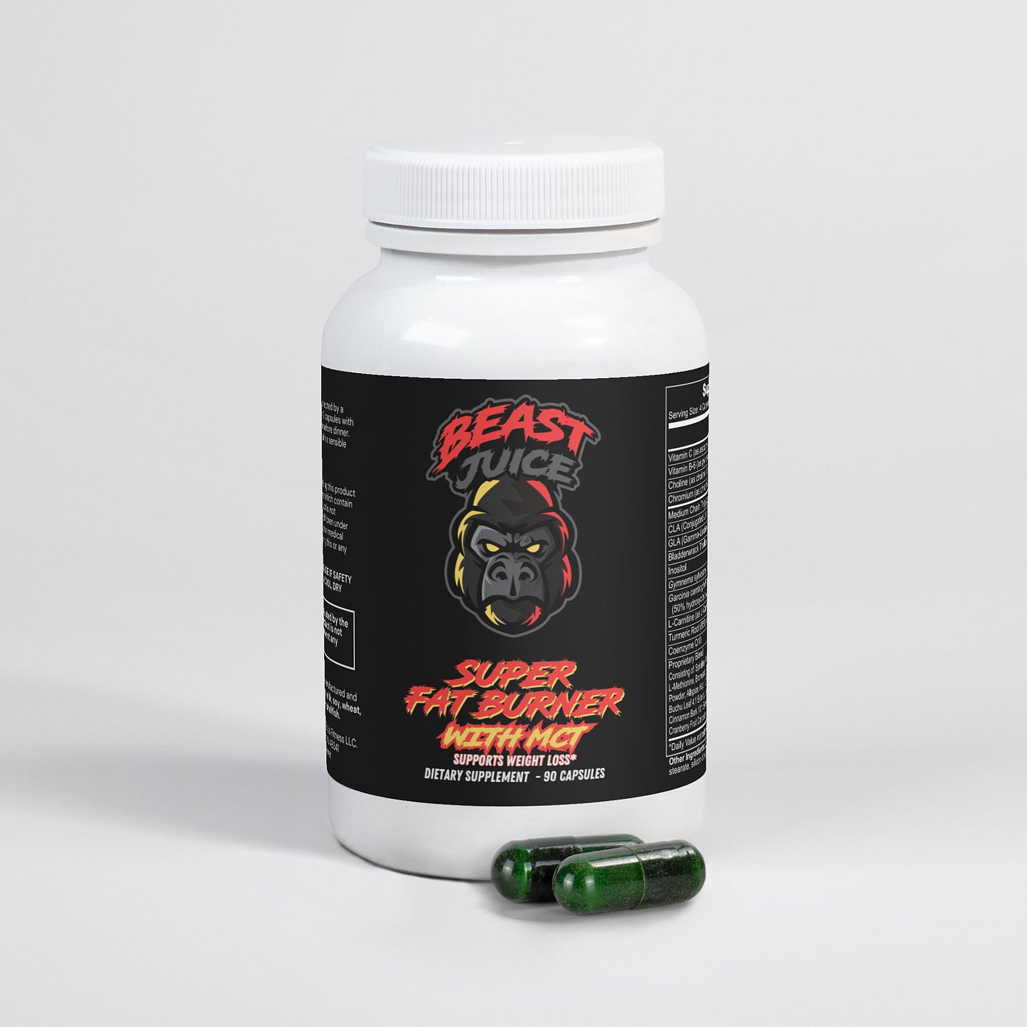 Super Fat Burner Capsules with MCT