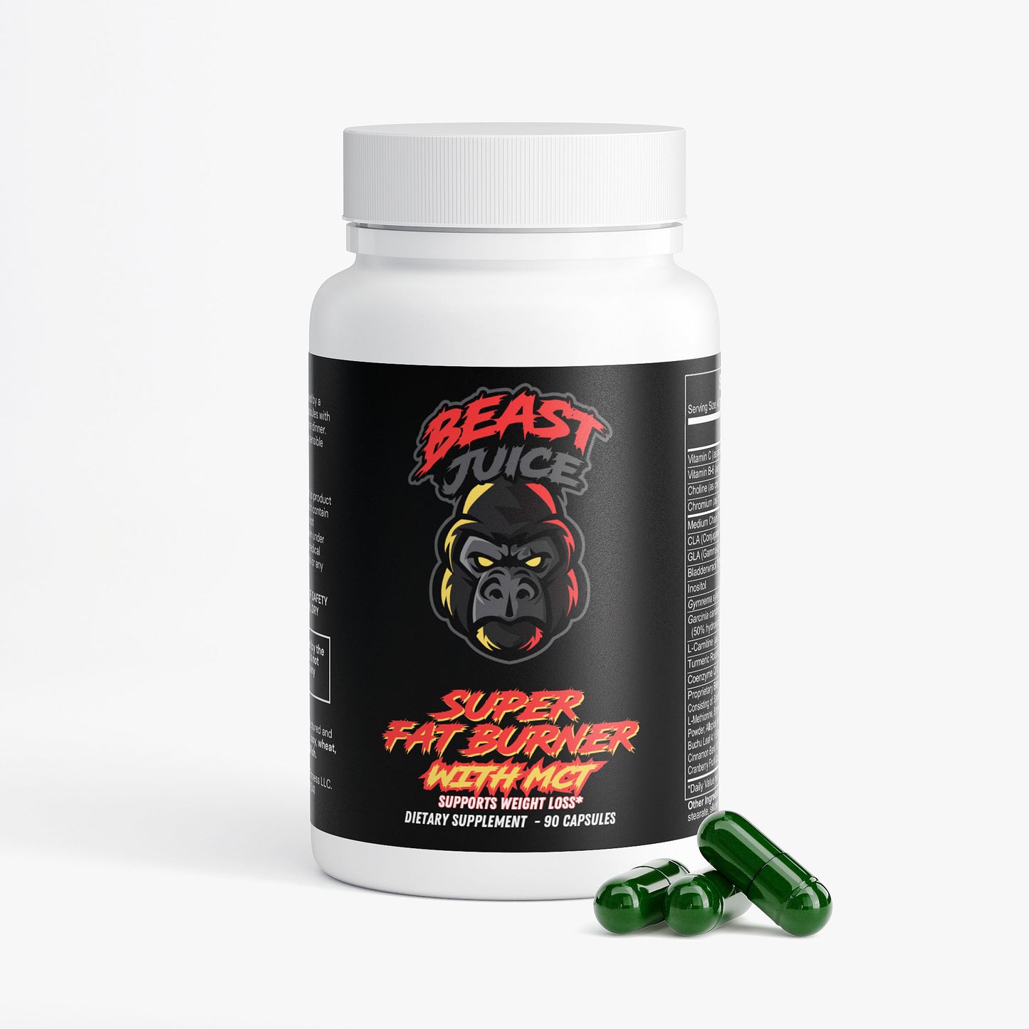 Super Fat Burner Capsules with MCT