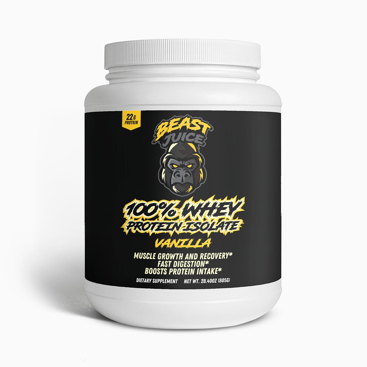 100% Whey Protein Isolate - Vanilla