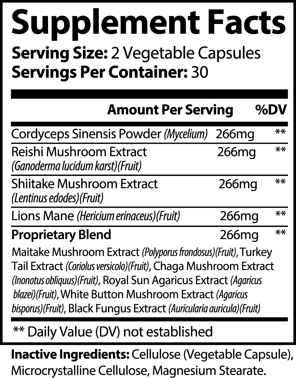 Super Mushrooms Capsules