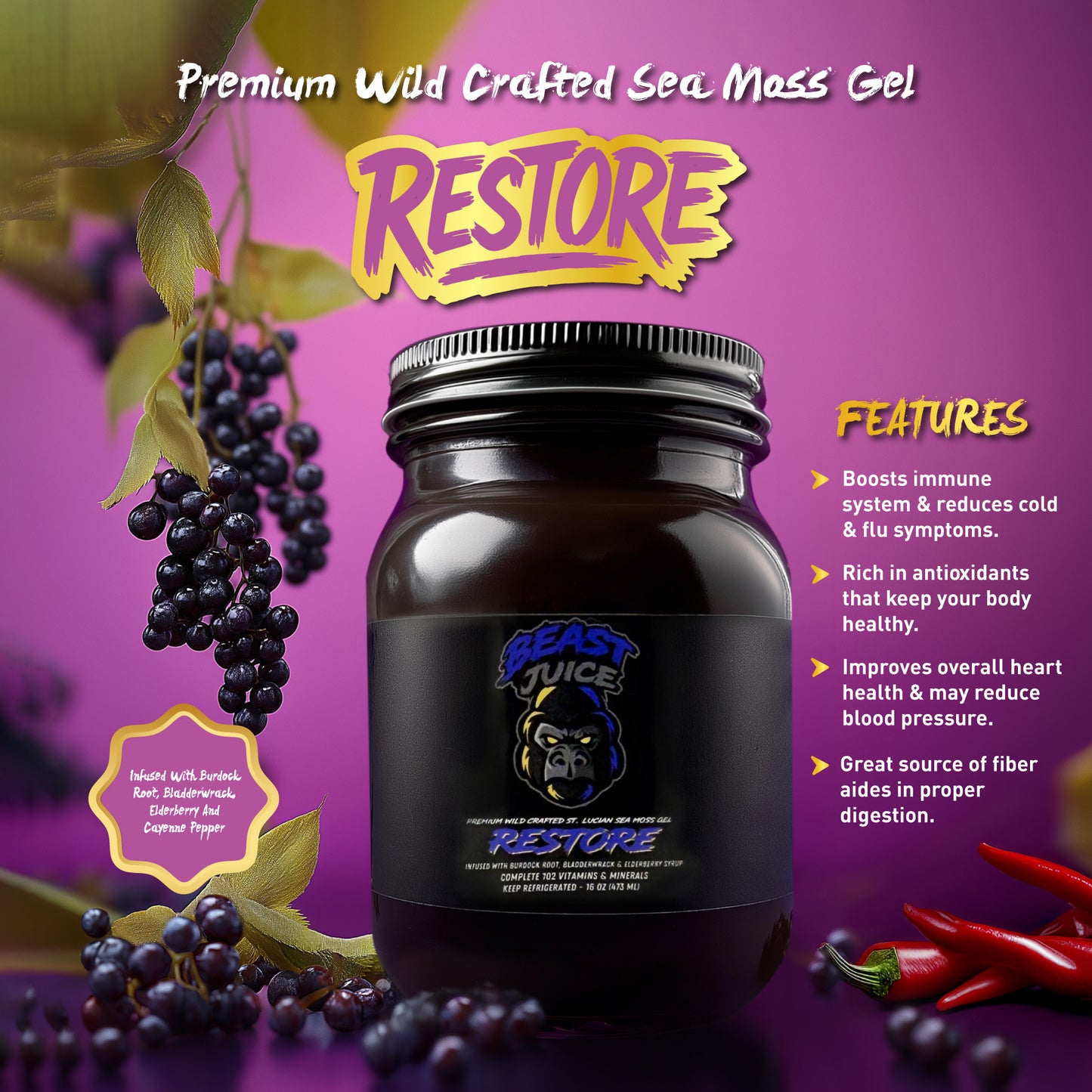 Restore Sea Moss Gel